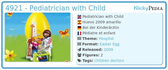 Playmobil 4921 - Pediatrician with Child