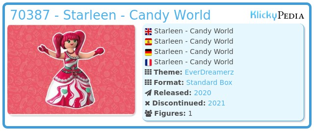 Playmobil 70387 - Starleen - Candy World