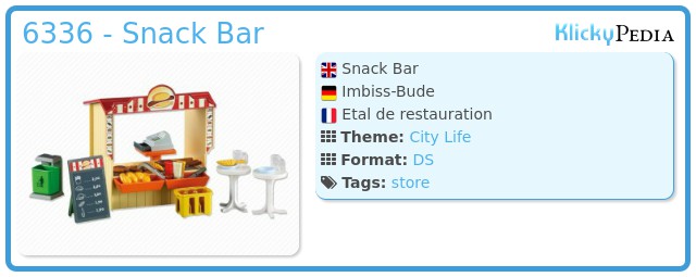 Playmobil 6336 - Snack Bar