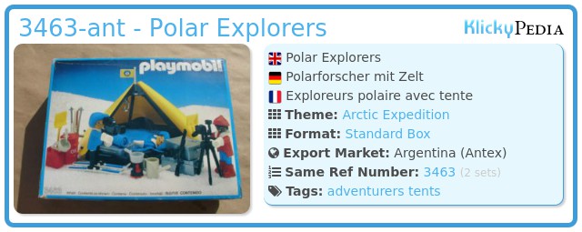 Playmobil 3463-ant - Polar Explorers