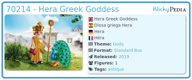 Playmobil 70214 - Hera Greek Goddess