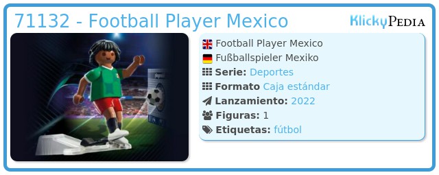 Playmobil 71132 - Football Player Mexico