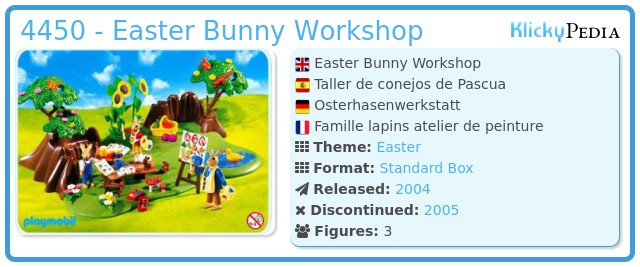 Playmobil 4450 - Easter Bunny Workshop