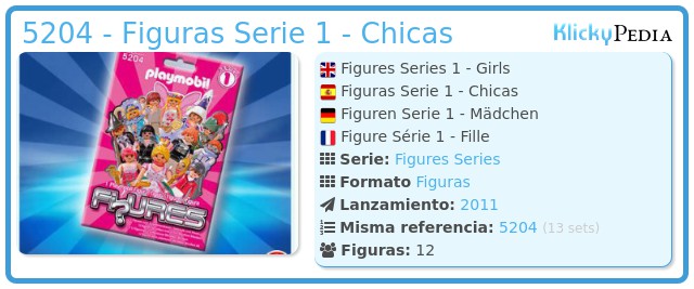 Playmobil 5204 - Figuras Serie 1 - Chicas