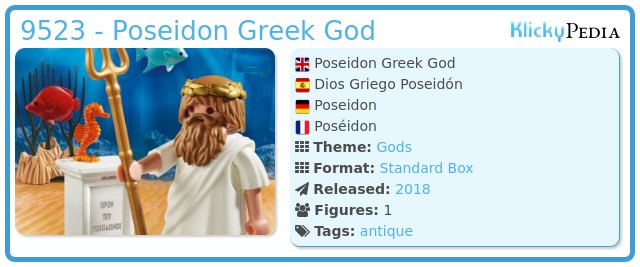 Playmobil 9523 - Poseidon Greek God