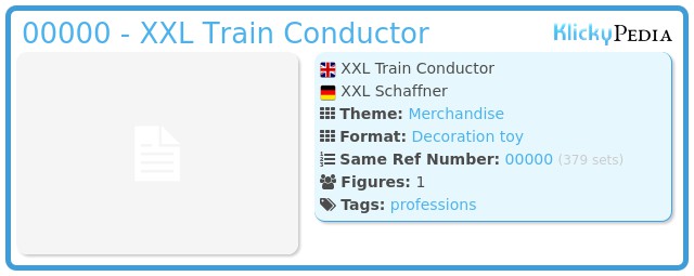 Playmobil 00000 - XXL Train Conductor