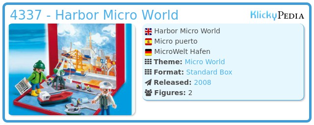 4330-4337 Playmobil MicroWelt micro Welten Nr 