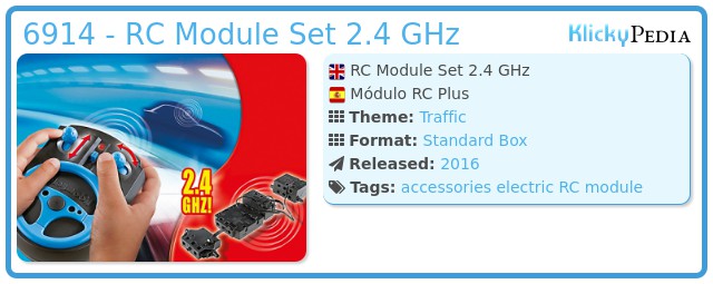 Playmobil Set: 6914 - RC Module Set 2.4 GHz - Klickypedia