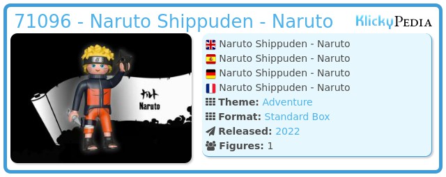 Playmobil 71096 - Naruto Shippuden - Naruto