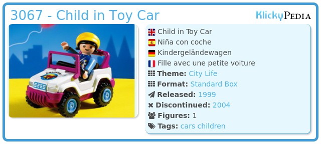 Playmobil 3067 - Child in Toy Car