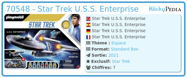 Playmobil 70548 - Star Trek U.S.S. Enterprise