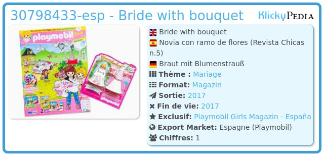 Playmobil 30798433-esp - Bride with bouquet