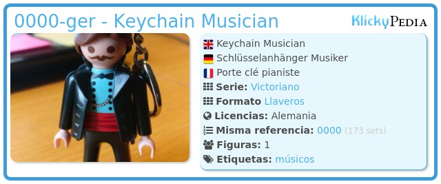Playmobil 0000-ger - Keychain Musician