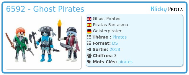 Playmobil 6592 - Ghost Pirates