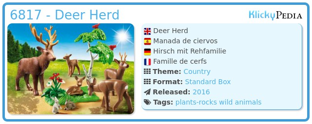 Playmobil 6817 - Deer Herd