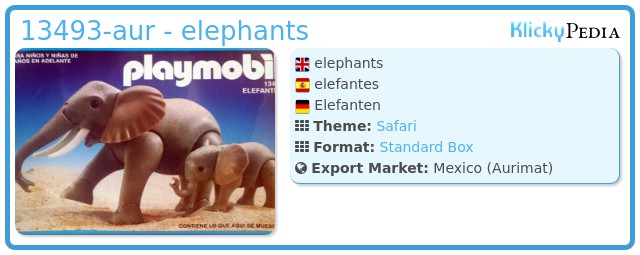 Playmobil 13493-aur - elephants