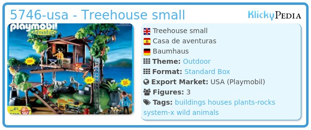 Playmobil 5746-usa - Treehouse small