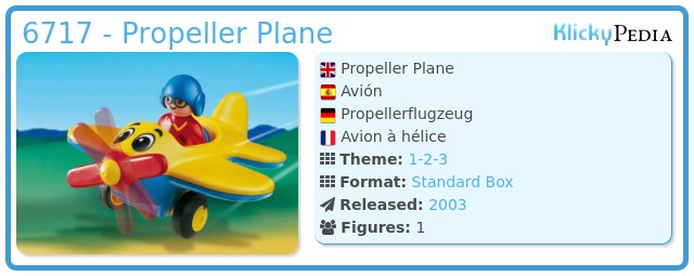 Playmobil 6717 - Propeller Plane
