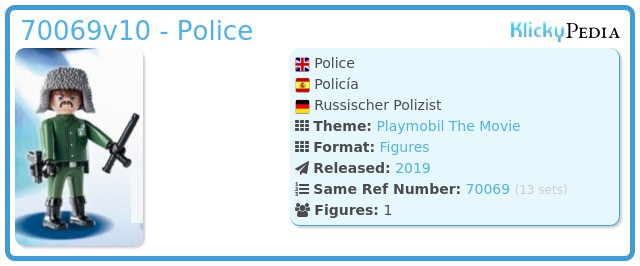 Playmobil 70069v10 - Police