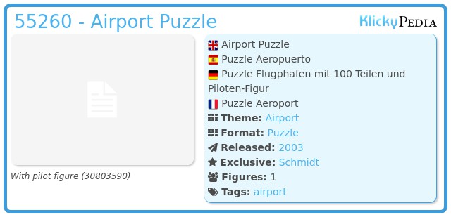 Playmobil 55260 - Airport Puzzle