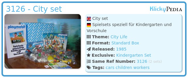 Playmobil 3126 - City set