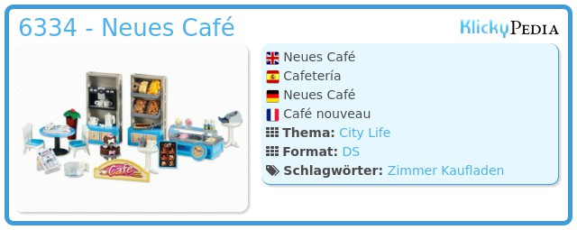 Playmobil 6334 - Neues Café