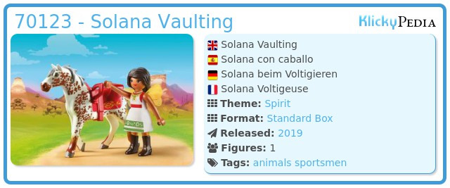 Playmobil 70123 - Solana Vaulting