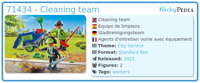Playmobil 71434 - Cleaning team