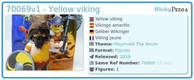 Playmobil 70069v1 - Yellow viking