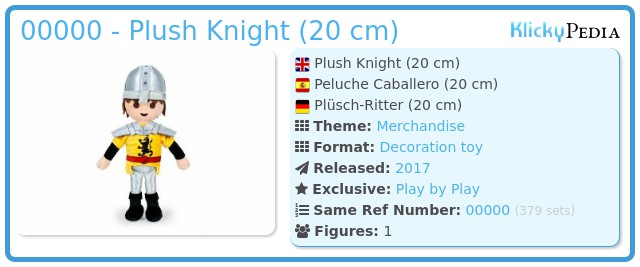 Playmobil 00000 - Plush Knight (20 cm)