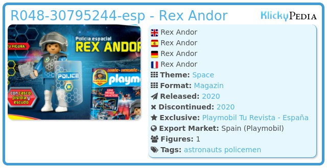 Playmobil R048-30795244-esp - Rex Andor