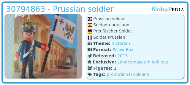 Playmobil 30794863 - Prussian soldier