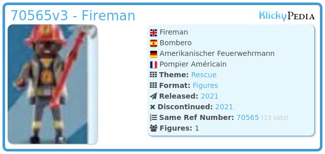 Playmobil 70565v3 - Fireman