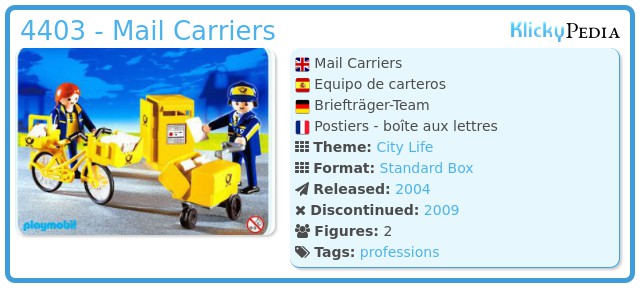 Playmobil 4403 - Mail Carriers