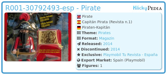 Playmobil R001-30792493-esp - Pirate