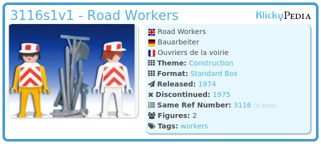 Playmobil 3116s1v1 - Road Workers