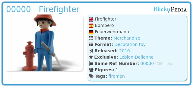 Playmobil 00000 - Firefighter