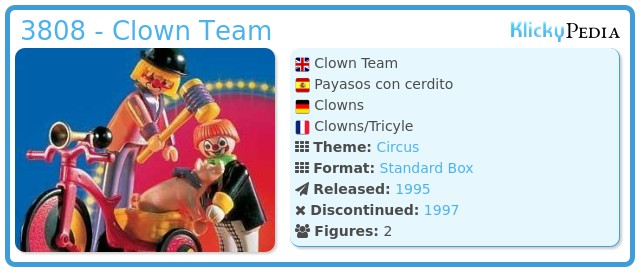 Playmobil 3808 - Clown Team