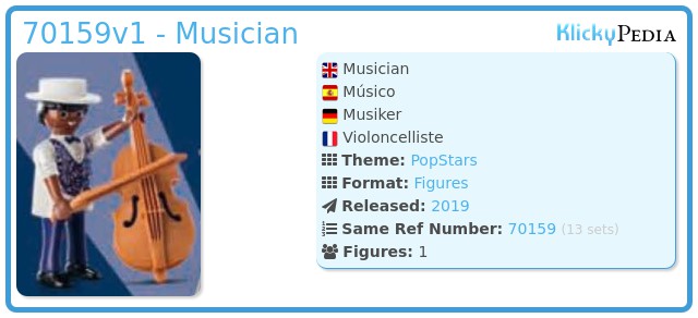 Playmobil 70159v1 - Musician