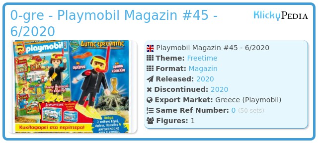 Playmobil 0-gre - Playmobil Magazin #45 - 6/2020
