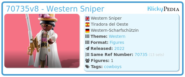 Playmobil 70735v8 - Western Sniper