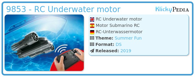 Playmobil 9853 - RC Underwater motor
