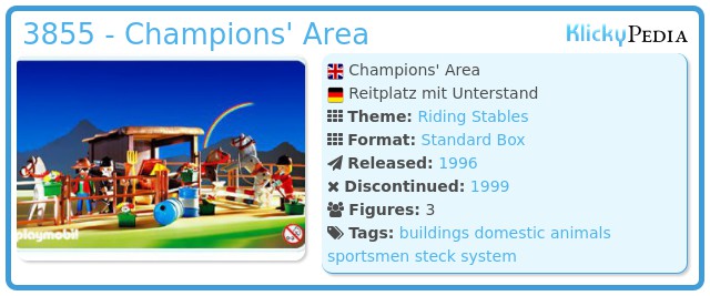 Playmobil 3855 - Champions' Area