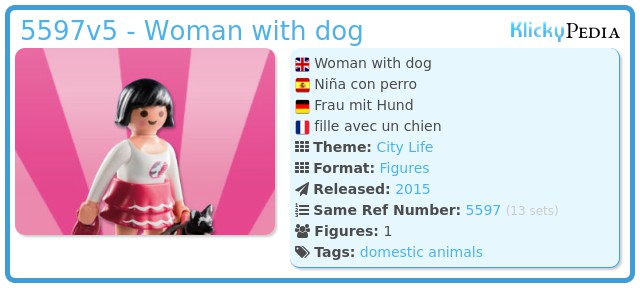 Playmobil 5597v5 - Woman with dog