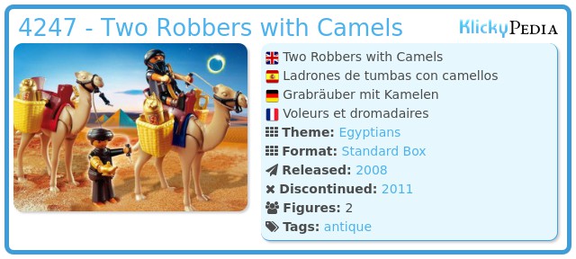 Playmobil 4247 - Two Robbers with Camels