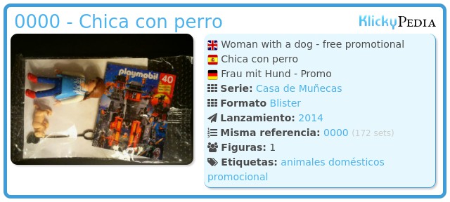 Playmobil 0000 - Chica con perro