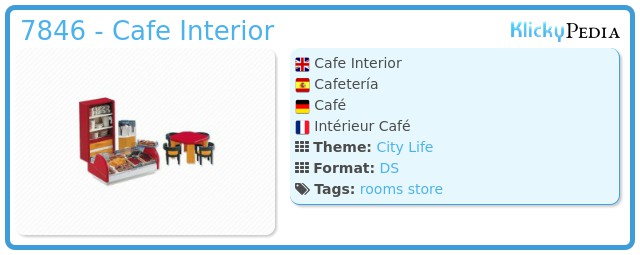 Playmobil 7846 - Cafe Interior