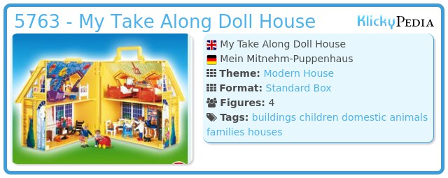 Playmobil 5763 - My Take Along Doll House