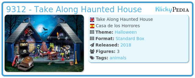 Special Take Along Haunted House PLAYMOBIL 9312 for sale online 