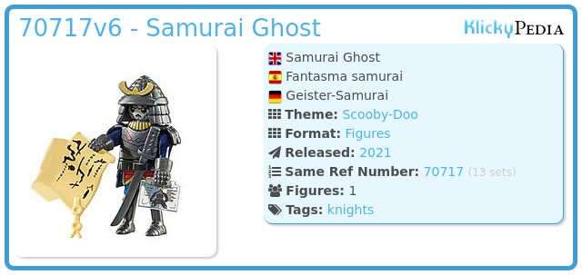 Playmobil 70717v6 - Samurai Ghost